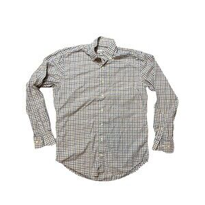 Peter Millar Long Sleeve Button Down Shirt Red White & Blue Men’s Size Medium